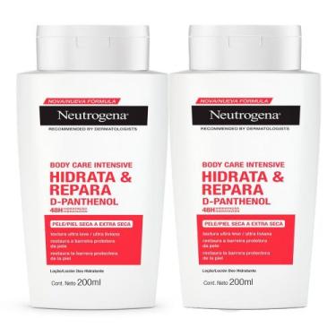 Imagem de Kit 2 Hidratante Corporal Neutrogena Body Care Intensive Hidrata & Rep