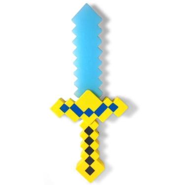 Imagem de Espada Pixel De Diamante - 36cm Com Som E Luz