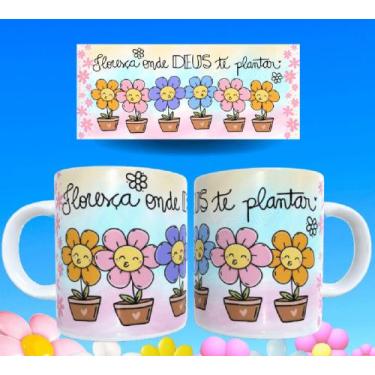 Imagem de Caneca gospel frases religiosas versículos bíblicos motivacionais 63 -