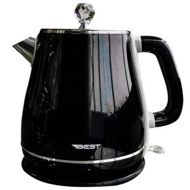 Imagem de Chaleira jarra elétrica Best 1.8 Litros Colorida, Preto, 220V