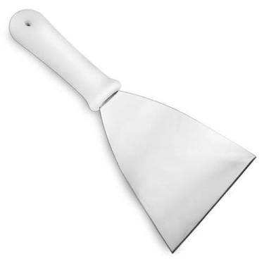 Imagem de Espátula Reta Em Aço Inox Para Lanches Restaurantes Chapeira - Origina