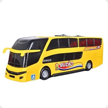 Imagem de Ônibus 2 Andares De Brinquedo Mini Buzão 24 Cm