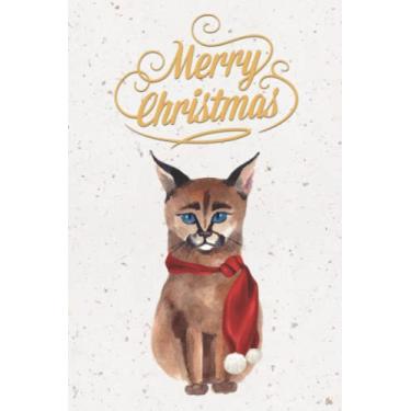 Imagem de Christmas Notebook for Cat Lover (Abyssinian): Christmas Greeting Card Alternative, Cute Christmas Notebook, Christmas Journal, Christmas Notebook ... for Cat Lover, Christmas notebook for kids