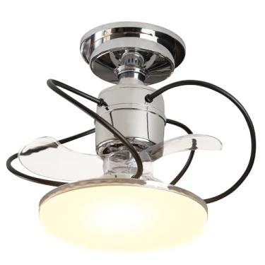 Imagem de Ventilador de Teto Treviso Cromado Elegance LED Controle Remoto