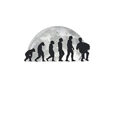 Imagem de Akkordeon Notizbuch: Akkordeon Evolution Mond Akkordeonist Geschenk / 6x9 Zoll / 120 linierte Seiten Seiten