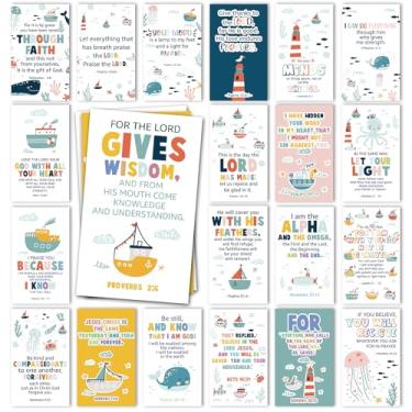 Imagem de 60 mini cartões de oração das escrituras com versículos bíblicos variados para estudos bíblicos infantis cartões de incentivo para crianças estudantes inspiradores religiosos presentes cristãos para