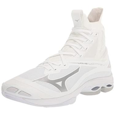 Imagem de Mizuno Tênis de vôlei feminino Wave Lightning Neo, Branco-cinza, 44
