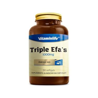 Imagem de Triple Efa´S 1000 Mg Omega 3, 6, 9-90 Caps, Vitamin Life