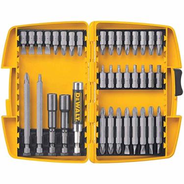 Imagem de Dewalt Jogo de Chaves para Parafusar 37 Peças, com Estojo, Pontas Phillips, Fenda e Quadrada, Modelo DW2163