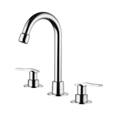 Imagem de Misturador de Mesa para Lavatório Bica Alta Lorenone Cromado