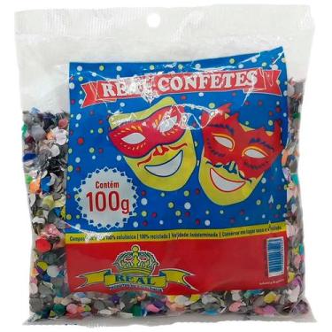 Imagem de Artigo De Festa Confete Colorido 100g Real Seda Ref: 1599