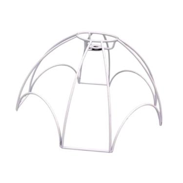 Imagem de WeiLaiKeQi Pendente gaiola de gaiola pendurada Fazenda de gaiola de ferro moderno gaiola de ferro tonalidade clara de teto para Halls Farmhouse Hotel Cafe, a 8x30x16cm