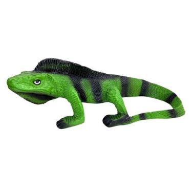 Imagem de Estatua em Resina Lagarto Camaleão Iguana Grande 38cm - LZ Decorações,