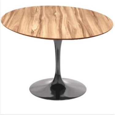 Imagem de Mesa de Jantar Tulipa Saarinen Redonda 140 cm - Nogueira - Personal Mo