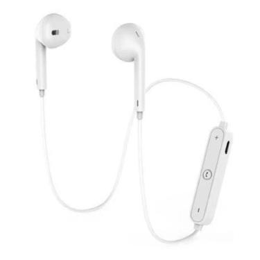 Imagem de Fone Ouvido Bluetooth Para Android IOs Super S6 Altomex Fitness, Branc