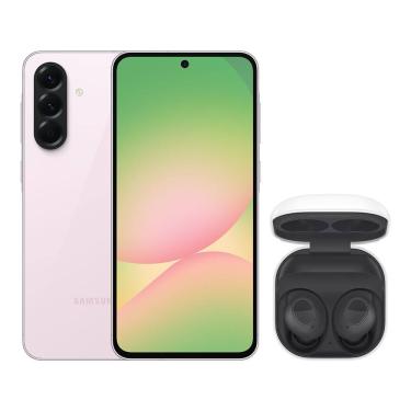 Imagem de A56 5G (256GB) - Rosa + Galaxy Buds FE - Grafite