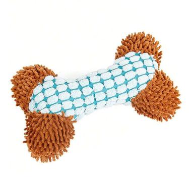 Imagem de Mordedor de Pelucia Caes Pet Gato Cachorro Brinquedo com Apito Animal de Estimaçao Interativo Lazer