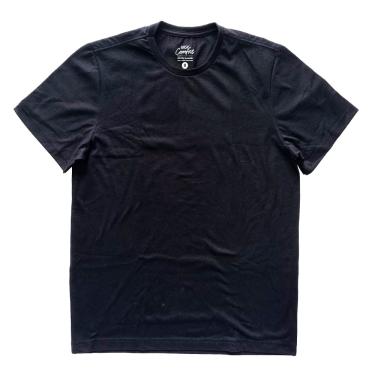 Imagem de CAMISETA MASCULINA EM TECIDO ALGODÃO, LISA, COR PRETA, BASICA, MARCA BASIC +, TAMANHO GG
