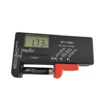 Imagem de Medidor Digital Testador De Carga Pilha Aa, Aaa, Bateria 9V