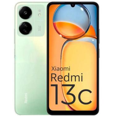 Imagem de Smartphone 13C 256GB /128GB câmera tripla 50MP 13MP Midnight Black Pre