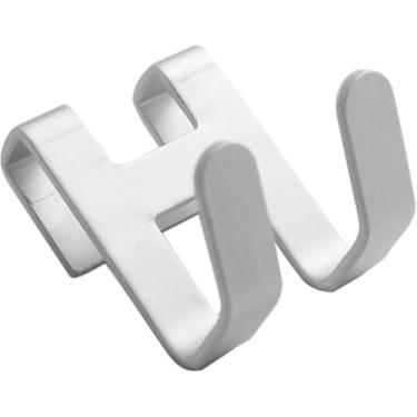 Imagem de Espaço Alumínio Metal Porta Gancho Furo Livre Chuveiro Toalha Suporte Cabide Banheiro Cozinha Organizar Casa Armazenamento Hardware, Espaço Alumínio