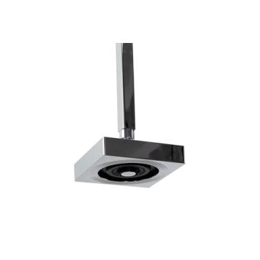 Imagem de Ducha Chuveiro ABS AutoLimpante 13 cm c/Cano de Teto 40 cm