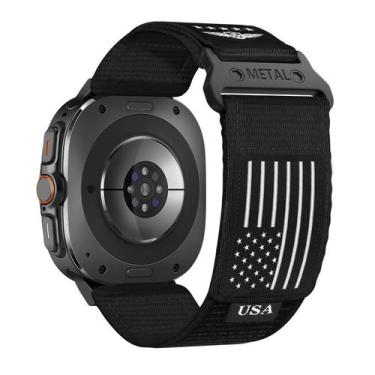 Imagem de Pulseira de relógio BXUXOHS Rugged Nylon para Samsung Galaxy Watch 7 U