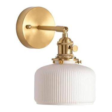 Imagem de Luminária de parede japonesa Wabi-Sabi com base vintage e cerâmica Simplicity Hotel para sala de estar, bar, cozinha, corredor, escadas, sala de jantar (12 * 9 cm)
