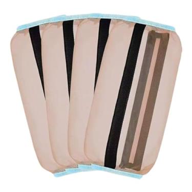 Imagem de Vaveren 4pcs voam botas de cavalo, perneiras de cavalos, evitando que a perna de cavalo protetor se sola para o cavalo, Ouro Champanhe