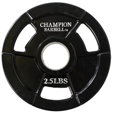 Imagem de Champion Barbell Placa de aderência revestida de borracha olímpica, 1,1 kg