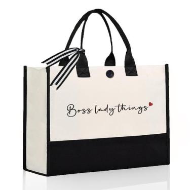 Imagem de Sacola de lona Afterprints Boss Lady Things para mulheres