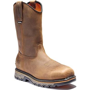 Imagem de Timberland PRO Men's Pull-On Work Boots Industrial, Brown Earth Bandit, 8.5 Wide