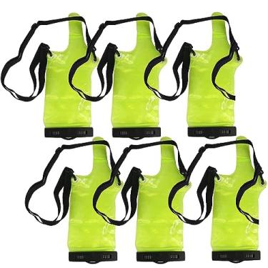Imagem de Yrhrol 6 Peças Bolsa Impermeável Para Rádio Bidirecional Universal, Portátil À Prova De Chuva Com Alça Ajustável, Compatível Motorola Kenwood Midland Uv-3R Uv-5R Px-888