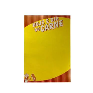 Imagem de Cartaz de Oferta Açougue 42x60cm Papel Duplex 100 unidades - Casa Do C