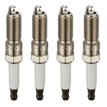 Imagem de SYKRSS Pacote com 4 velas de ignição Iridium Platinum 91970 - Compatível com Chevy Equinox 2018-2020, Malibu 2016-2020, Cruze 2016-2019 compatível com GMC Terrain 2018-2020 e Encore 2016-2019, 1.4L