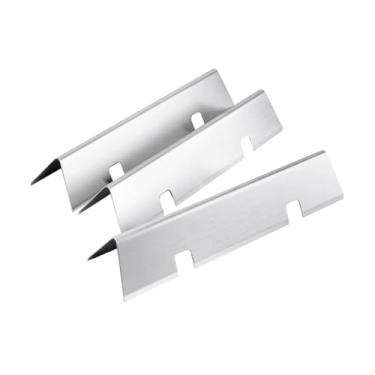 Imagem de IEUDNS 3 peças de placa de grelha a gás para churrasco, à prova de ferrugem, fácil instalação, placas de aquecimento, placa de fogo para peças de reposição