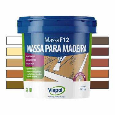 Imagem de Massa F12 Calafetar Correção Madeira Viapol 400g Div Cores, Ipe