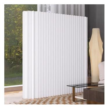 Imagem de Biombos e Divisórias Divisória De Ambiente De Papel Grosso, Divisória De Privacidade Portátil Dobrável Para Escritório Doméstico, Divisória De Parede Autônoma Para Decoração E Separação De Espaços(Whi