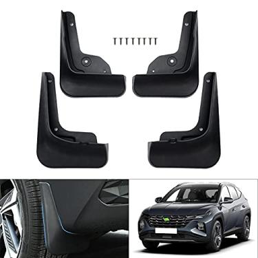 Imagem de Autorder Mud Flaps protetores contra respingos para Tucson NX4 2022 acessórios para-lama para-lama para-lama conjunto de quatro protetores dianteiros e traseiros