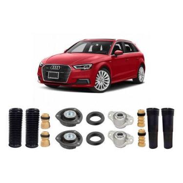 Imagem de 4 Kit Batente Dianteiro Traseiro Audi A3 2016 2017 2018 2019 - QualyKi