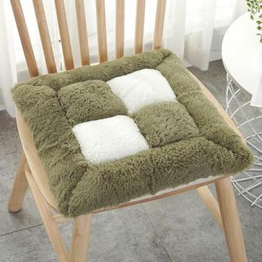 Imagem de Conjunto De 2 Almofadas De Assento Com Amarrações, Antiderrapante Durável Lavável Para Cadeiras De Jantar, Cadeiras De Escritório, Pisos De Madeira, G, Set of 2