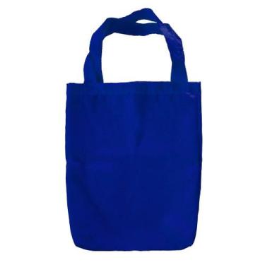 Imagem de Kit 50 EcoBags Sacola Ecológica Retornável Tecido 100% Poliéster - NoB