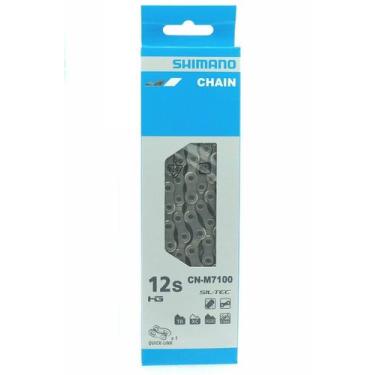 Imagem de Corrente Shimano SLX 12v M7100 126 Elos + Quicklink