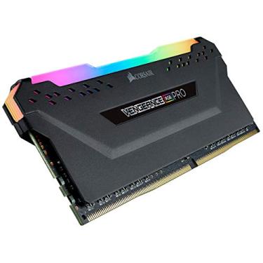 Imagem de Memória Corsair Vengeance PRO RGB - 16GB (1x16GB), DDR4, 3600Mhz, C18, Preto - CMW16GX4M1Z3600C18