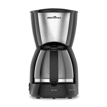 Imagem de Cafeteira Britânia 18 Cafezinhos BCF19 Jarra De Vidro 550W 220V