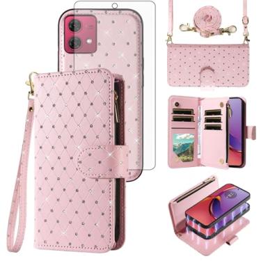 Imagem de Asuwish Capa de telefone para Moto G84 ZSZXCXDK EUA rosa