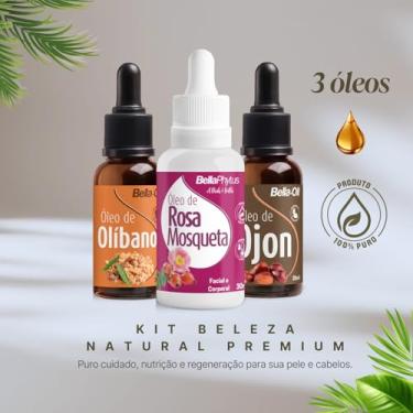 Imagem de BellaPhytus - Kit Beleza Natural Premium | Óleos de Rosa Mosqueta + Ojon + Olíbano 100% Puros - BellaPhytus