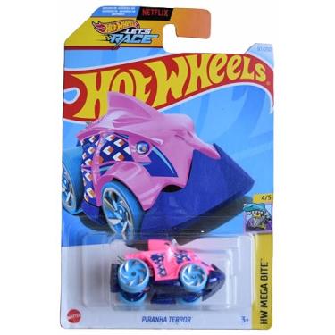 Imagem de Hot Wheels Piranha Terror, HW Mega Bite 4/5 [Pink] 87/250