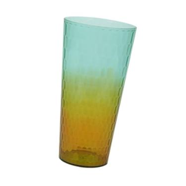 Imagem de BLWOTMOR Vaso de Flores, Plantador, Presente, Flores Secas, Vaso de Plantas, Ornamento de Mesa, Arranjo Floral para Casa, Sala de Estar, Lareira, Escritório, Laranja Verde, Tamanho real