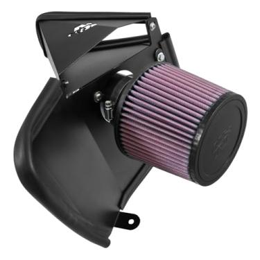 Imagem de K&N Kit de admissão de ar frio: Alto desempenho, aumenta a potência: Compatível com Audi (A4, A5, A6) 2.0L L4, 69-9508T 2014-2015